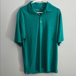 Men's Teal Walter Hagen Polo Shirt size large